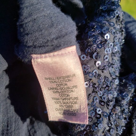 xx CALYPSO ST BARTH Sparkle Bling Cami Navy XS - Picture 9 of 10